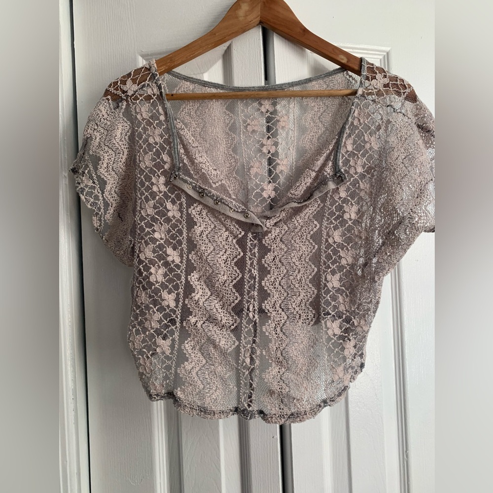 Vintage Mesh Croptop